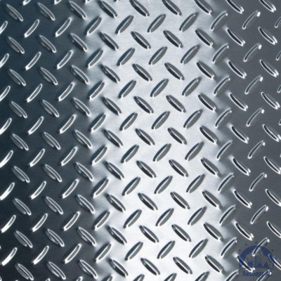 Рифлёный алюминиевый лист "Чечевица" 1,5х1200х3000 мм АМГ2НР купить в Уссурийски