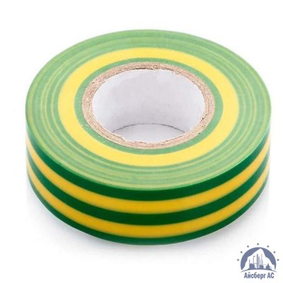 Лента изоляционная ПВХ (Авалон) 15 мм жёлто-зелёная купить в Уссурийски